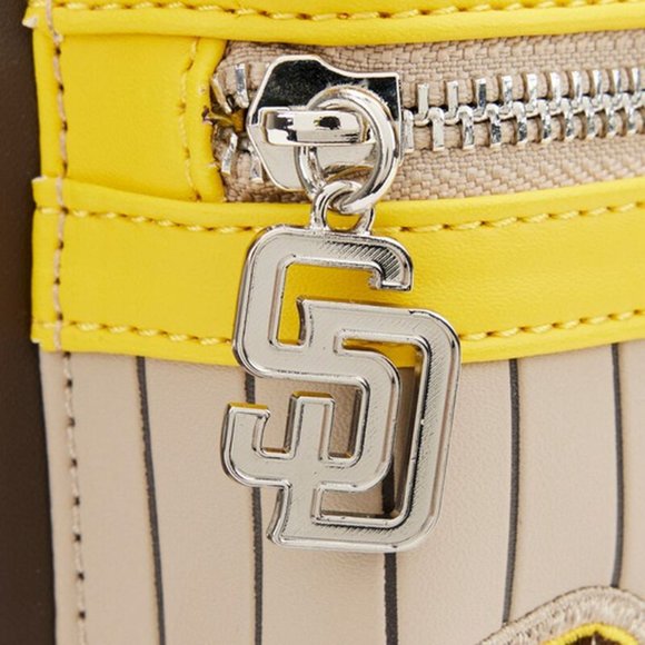 Original MLB San Diego Padres Patches Mini Backpack - Brown -
